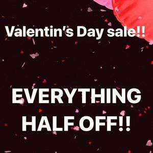 EVERY ITEM HALF OFF!!